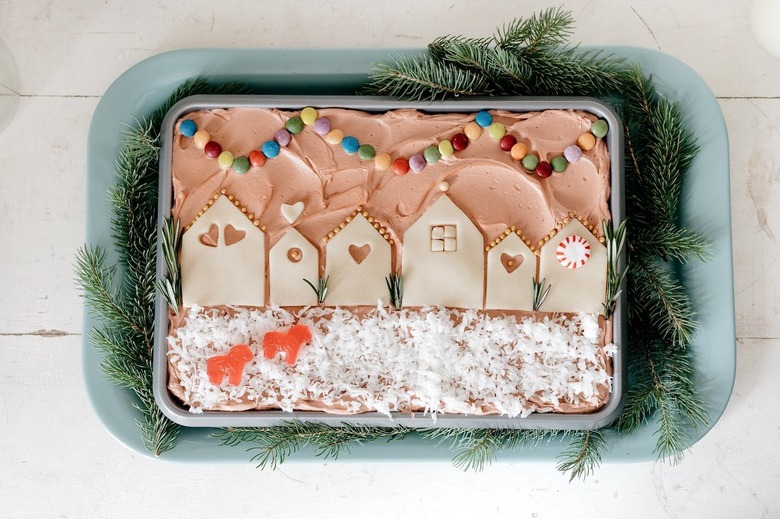 How to Make Molly Yeh's Speculoos Cookie Sheet Cake Recipe