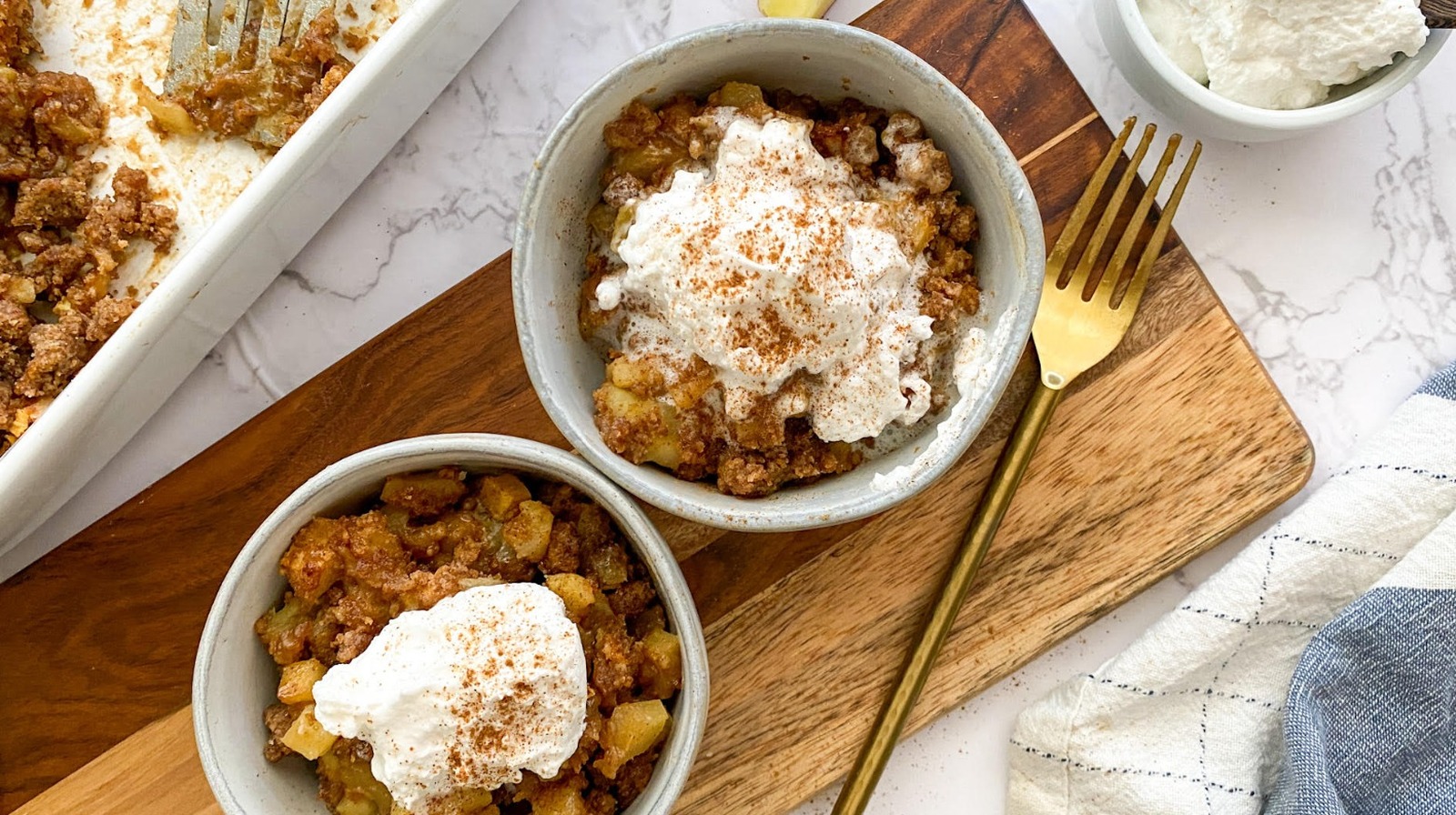 Spiced Baked Apple Crumb Recipe