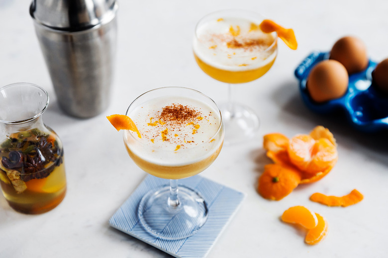 Spiced Clementine Sour Cocktail Recipe