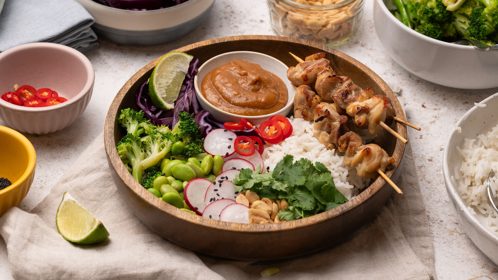 Spicy Chicken Satay Bowl Recipe