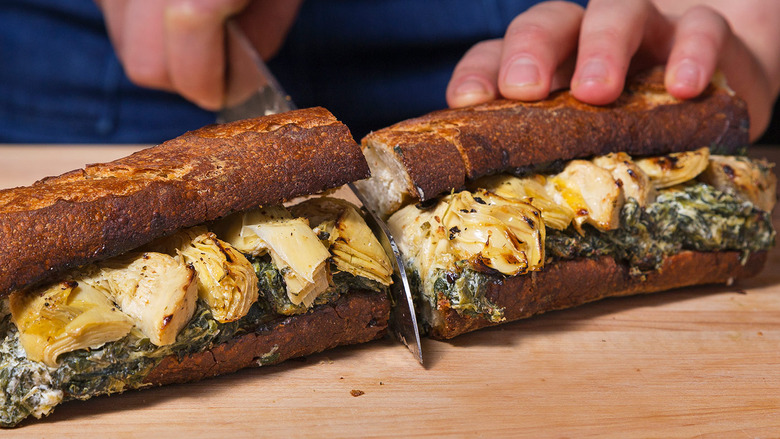 Spinach-Artichoke Sandwich Recipe