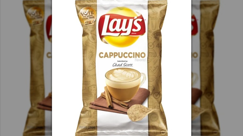 Lay's Cappuccino Chips on a white background