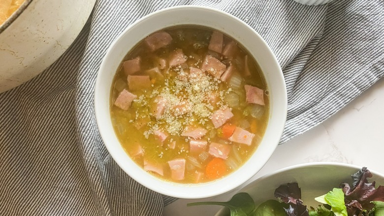 split pea soup single serving