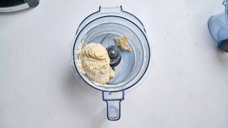 dough ball in food processor
