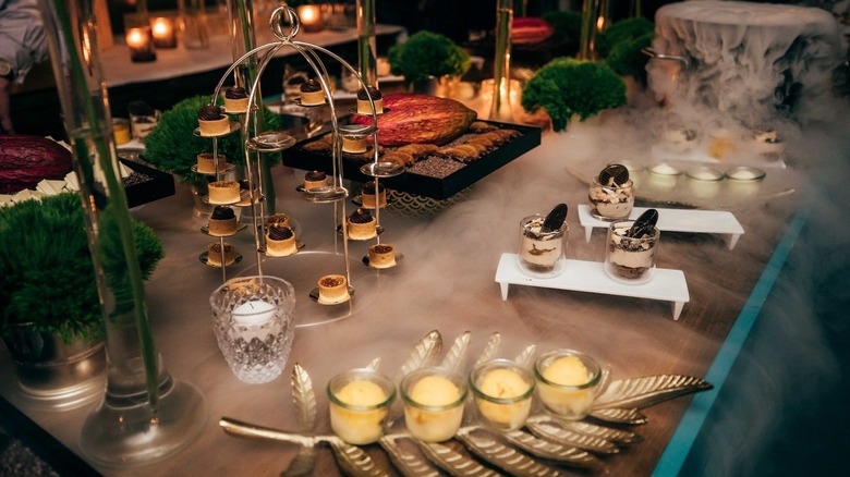 food at St. Moritz event 