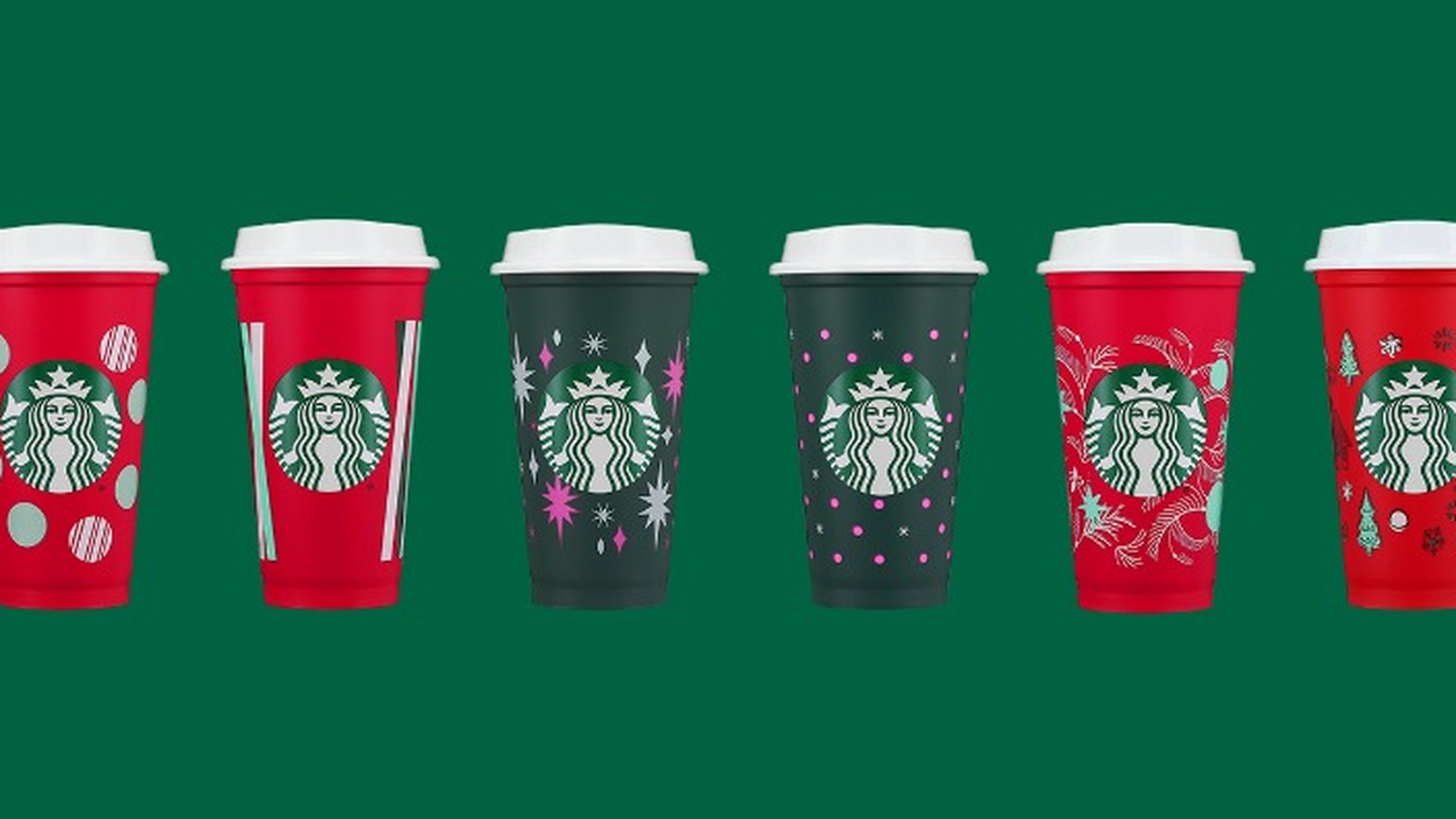 Starbucks' 2022 Holiday Cup Lineup Features Some Eye-Catching Designs