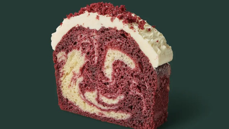 A Starbucks Red Velvet Loaf