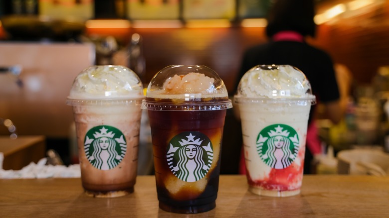Starbucks iced coffee in Thailand