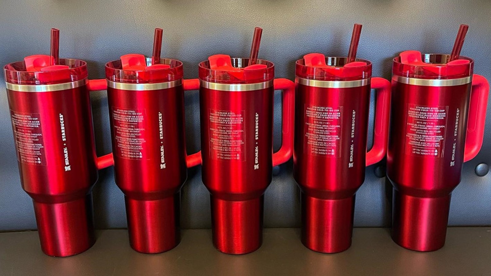 Starbucks x Stanley Limited Edition Tumbler: Red Holiday Cup at Target