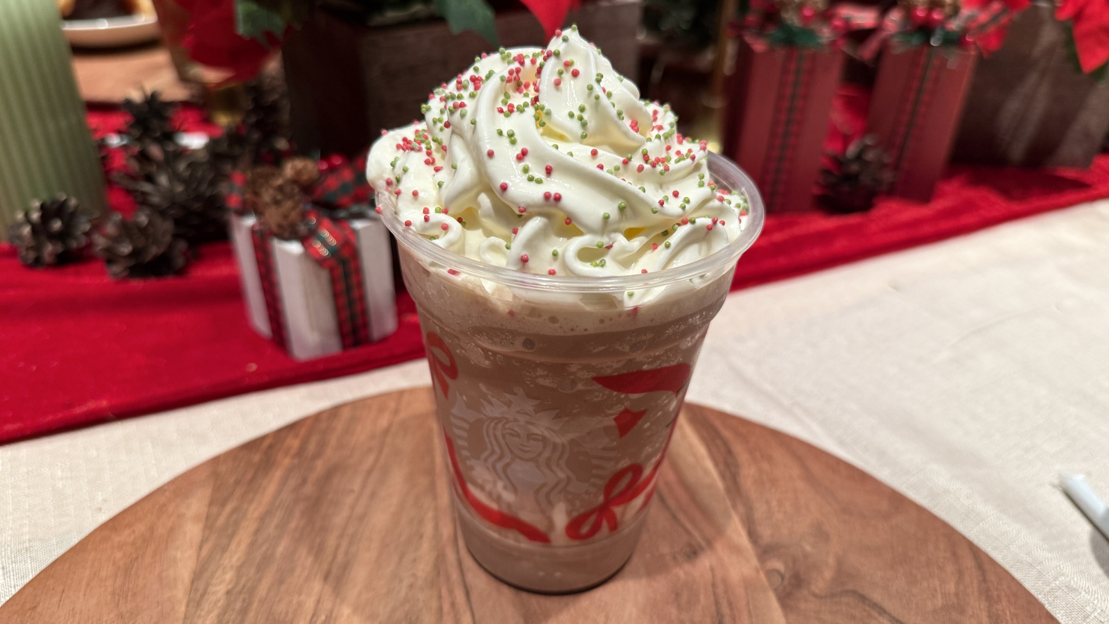 Starbucks Frozen Peppermint Hot Chocolate Review: This Target Exclusive Is A Holiday Bullseye - Tasting Table