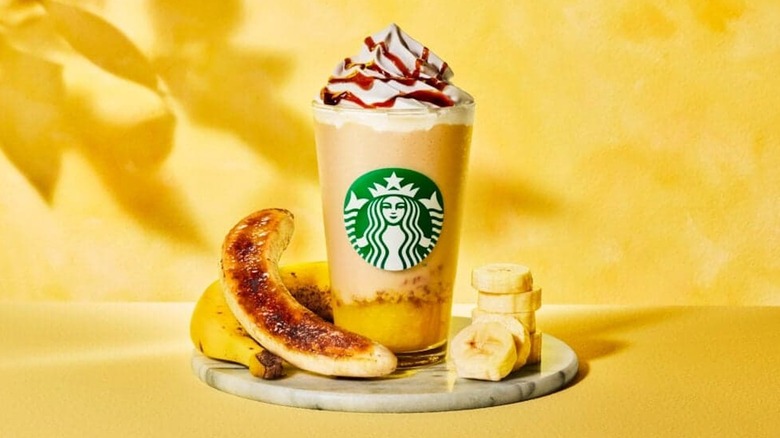 Starbucks Japan Banana Brûlée Frappuccino