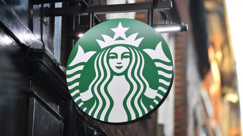 Starbucks logo sign