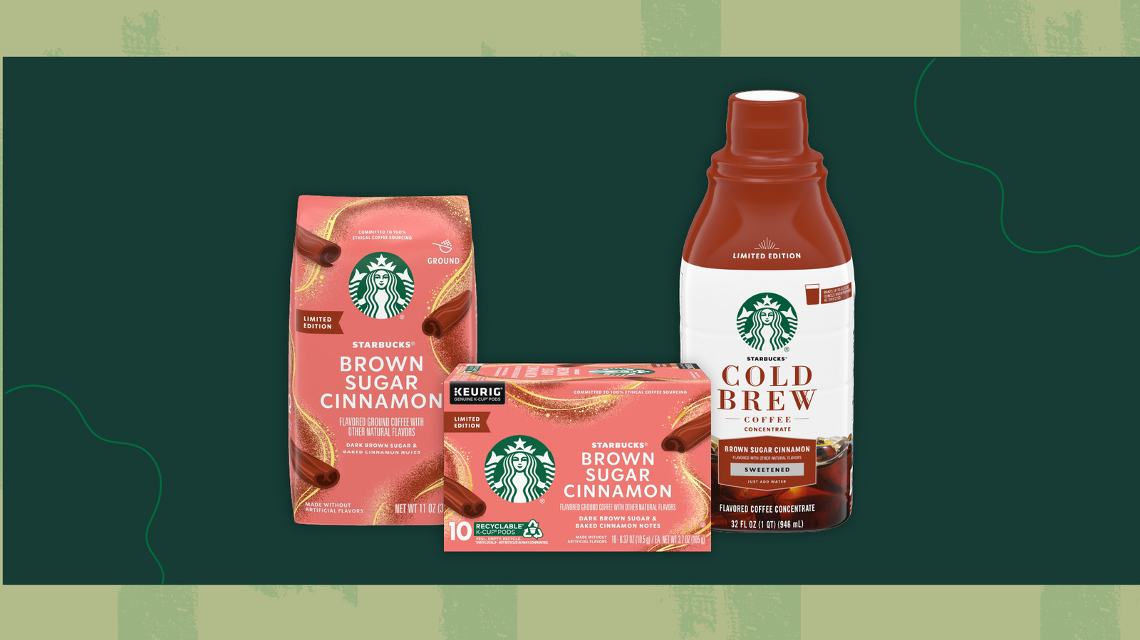 Starbucks' New Brown Sugar Cinnamon Lineup Hits Grocery Store Shelves ...