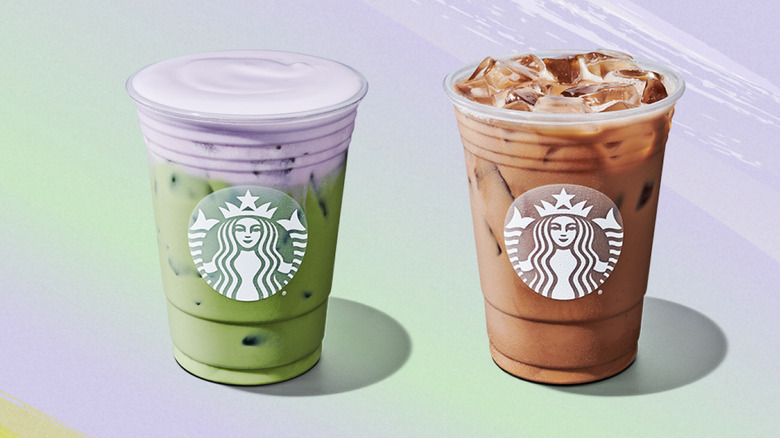 Starbucks spring 2024 lavender drinks