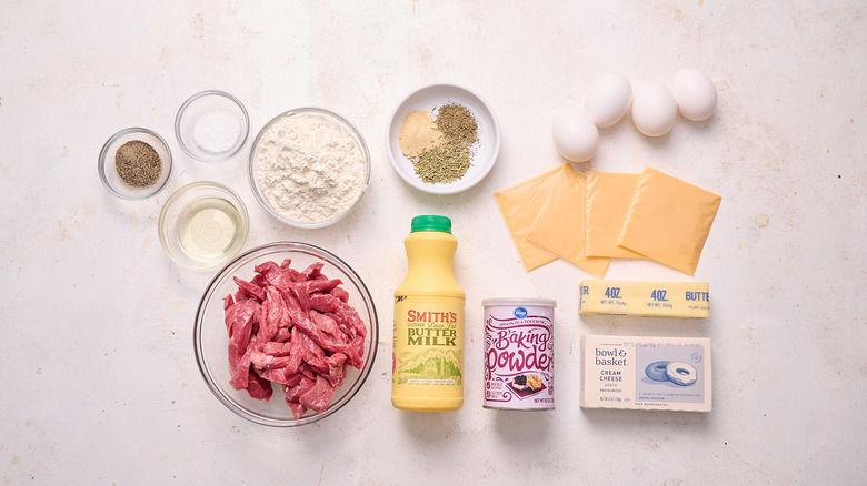 ingredients on a table