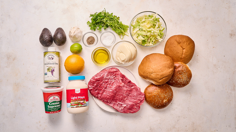 ingredients on a table