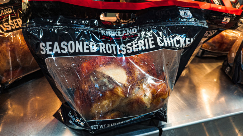 Kirkland Signature Rotisserie Chicken packaging