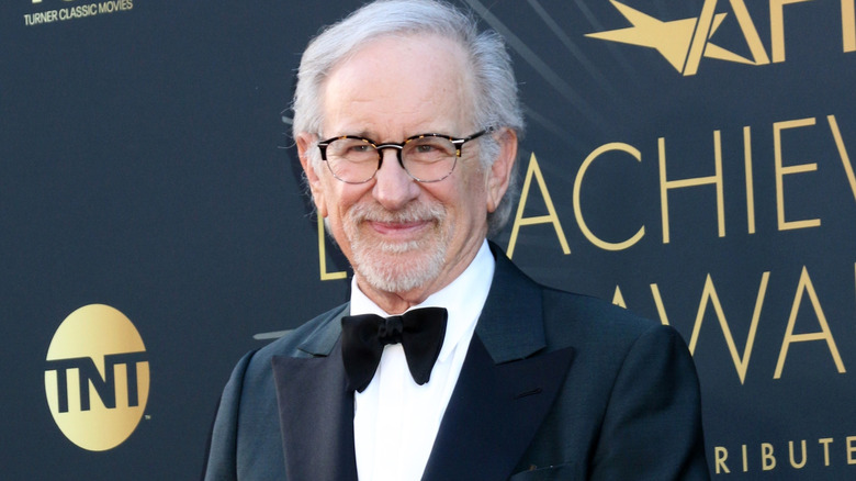 Steven Spielberg in suit and tie