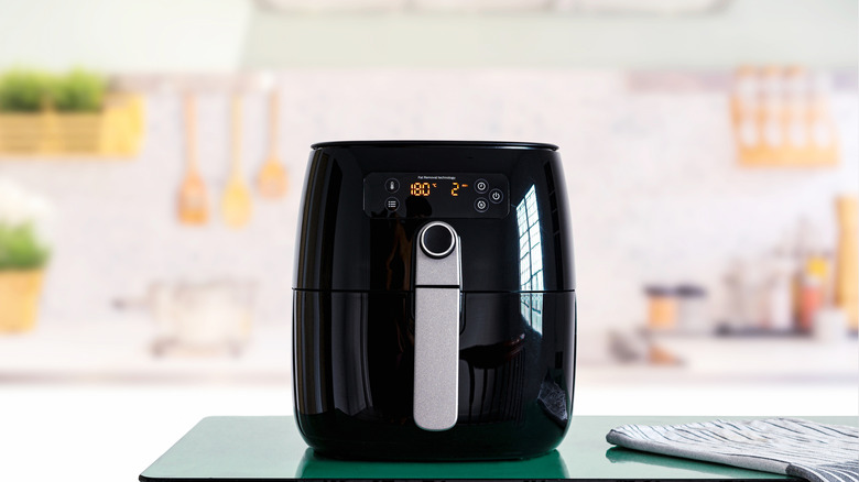 Air fryer on kitchen counter