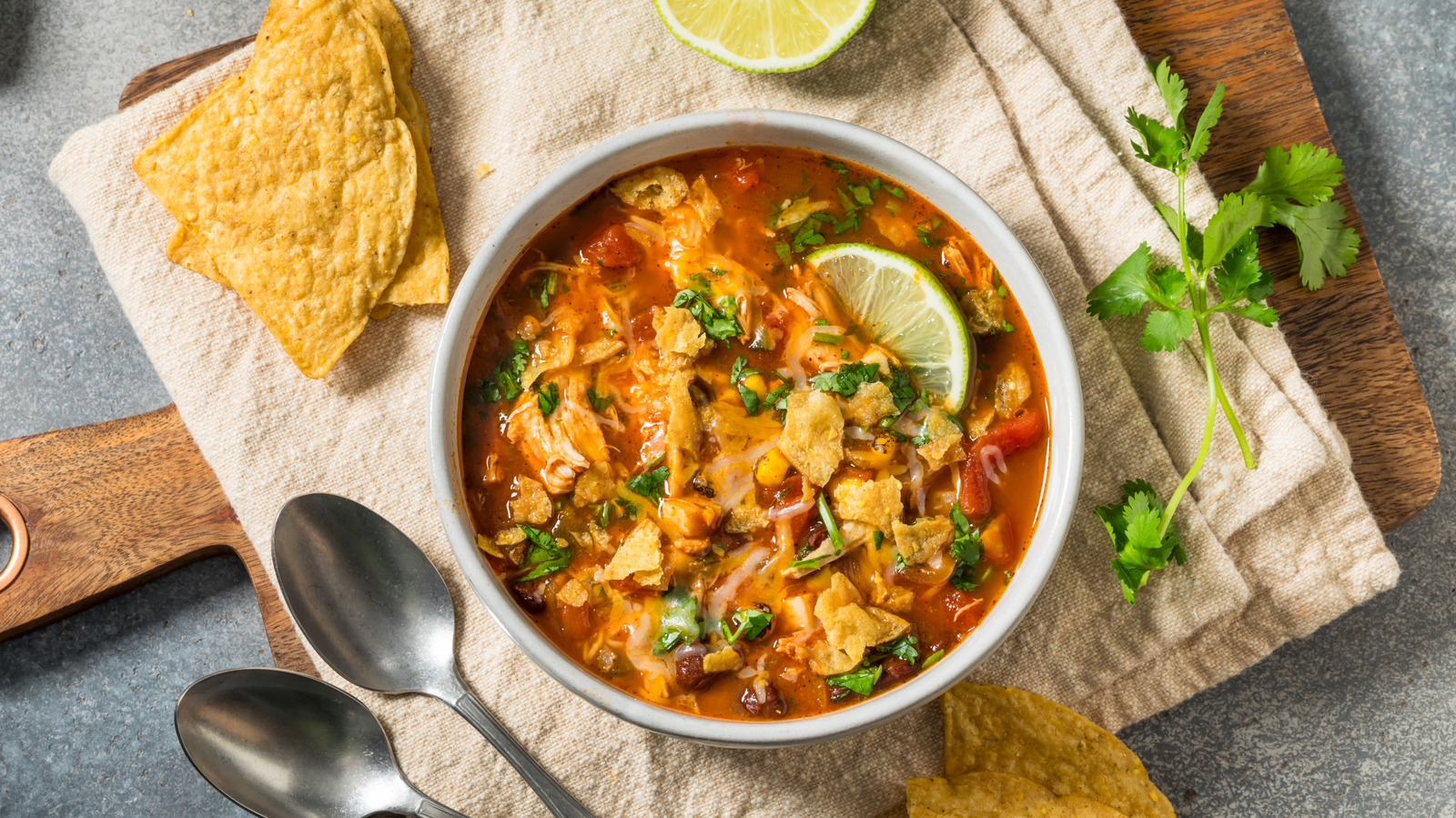 Stop Wrecking Chicken Tortilla Soup With This Grocery Store Shortcut - Tasting Table