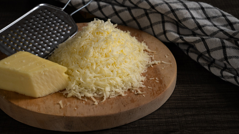 Freshly grated cheese