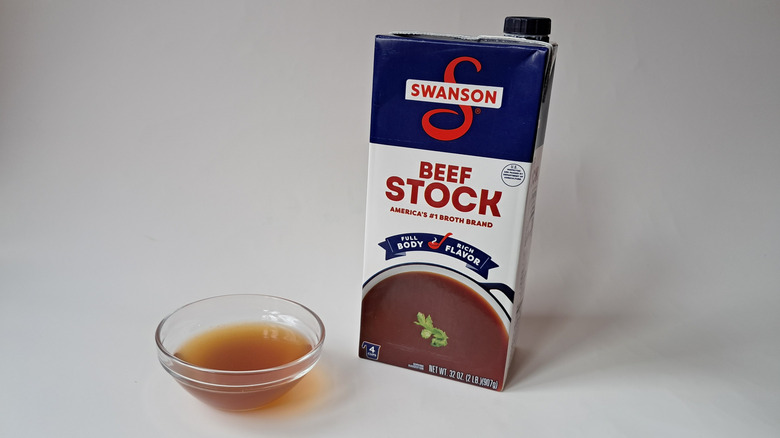 Swanson Beef Stock in Bowl