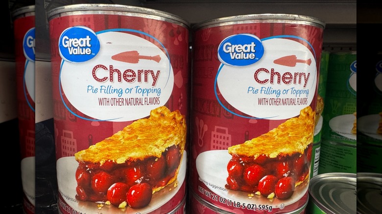 canned cherries