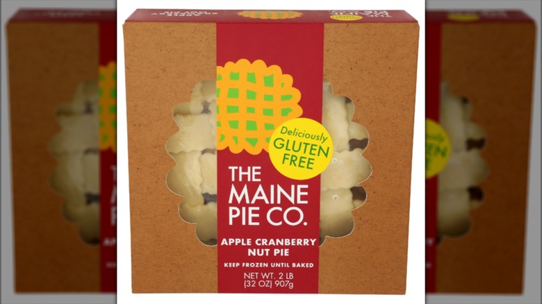 The Maine Pie Co. Apple Cranberry Nut Pie in its packaging