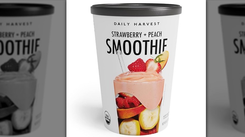 Daily Harvest Strawberry and Peach Smoothie container