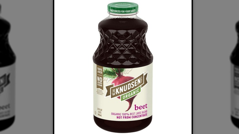 R.W. Knudsen Family Organic Beet Juice Blend bottle