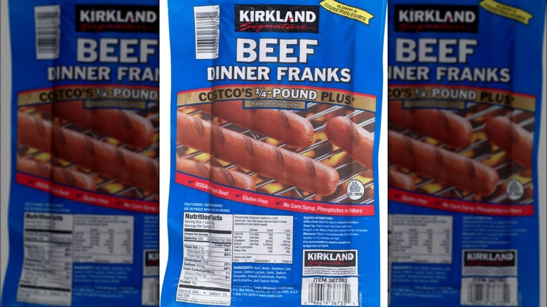Costco Kirkland Signature Beef Dinner Franks