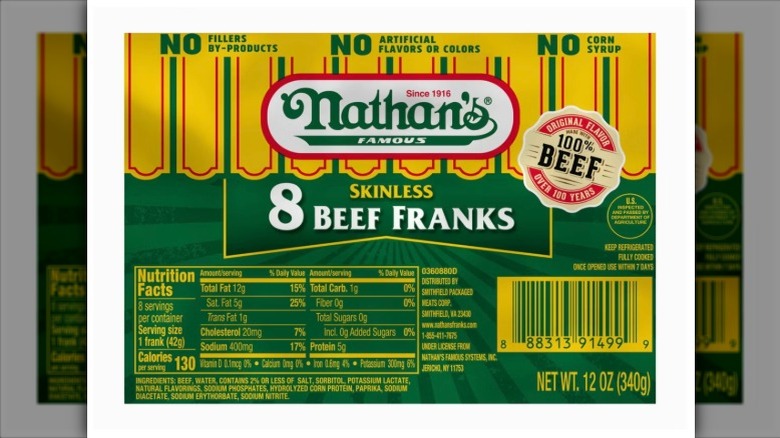 Nathan's Famous Beef Franks