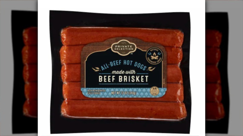 Private Selection beef brisket hot dogs