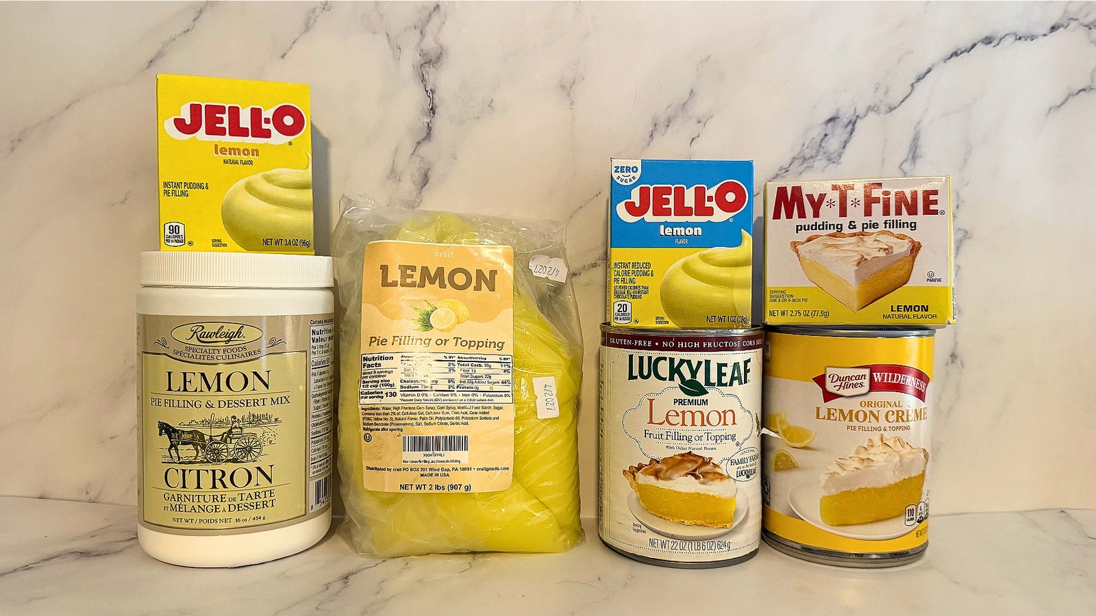 7 Store-Bought Lemon Pie Fillings, Ranked Worst To Best