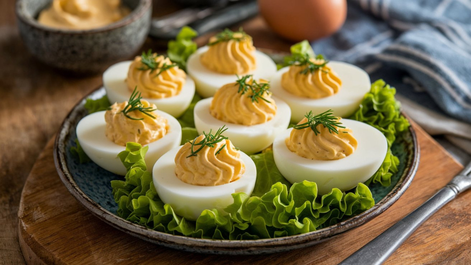 Store-Bought Mashed Potatoes Are The Tasty Secret To Better Deviled Eggs - Tasting Table