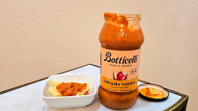 Botticelli organic creamy vodka sauce and pasta