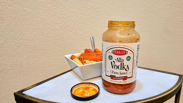Italo's vodka sauce and pasta