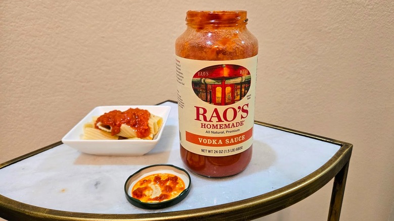 Rao's vodka sauce and pasta