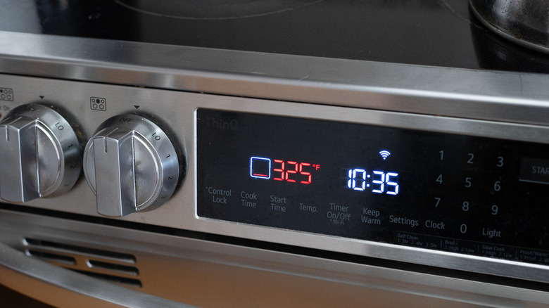 Oven set to 325 F.