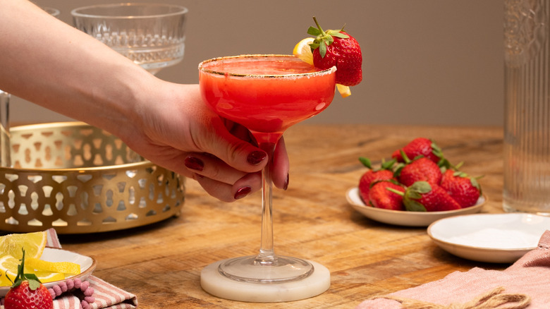 strawberry lemon drop cocktail