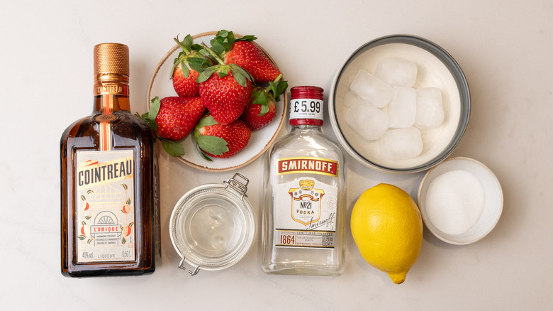strawberry lemon drop cocktail ingredients