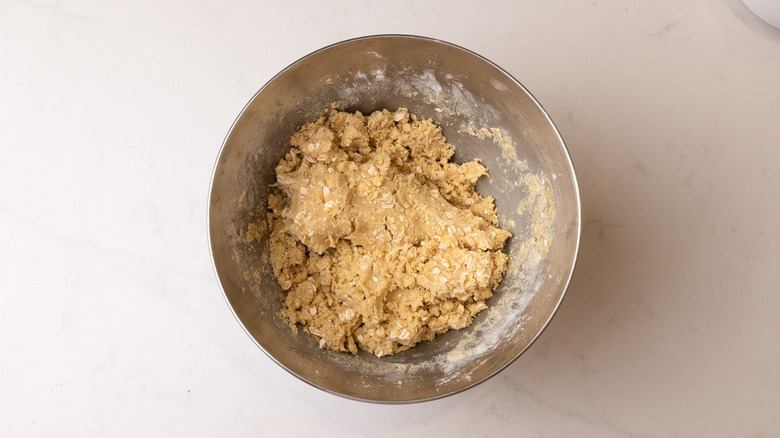 bowl containing cookie dough base