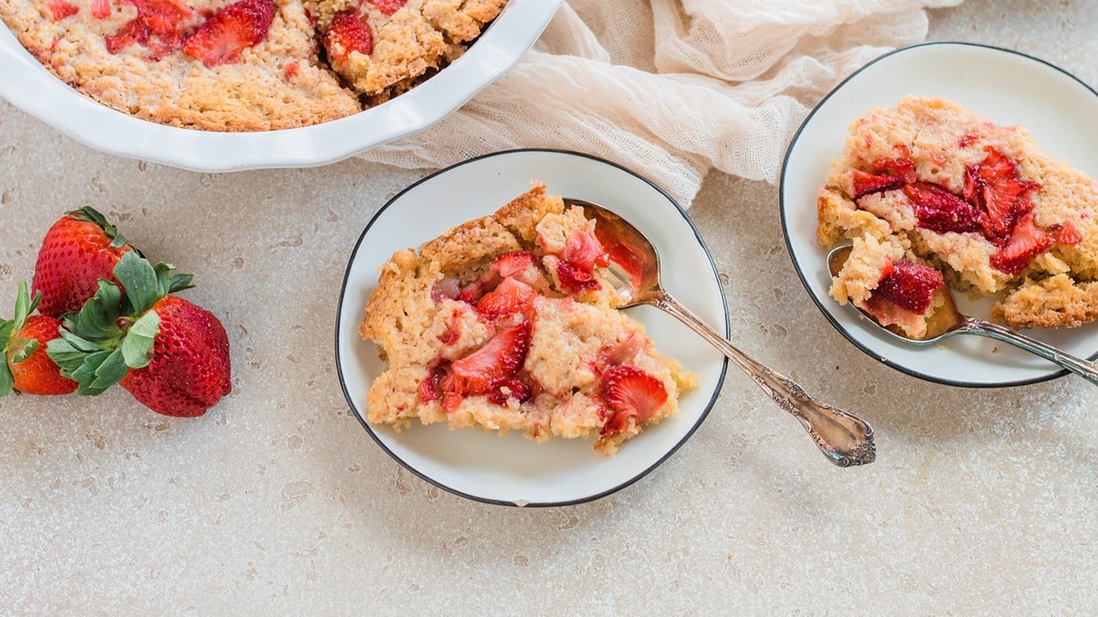Strawberry Spoon Cake Recipe