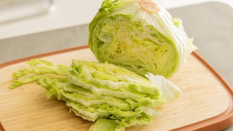 heads of green cabbage