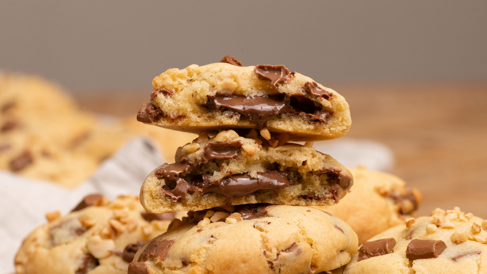 Stuffed Chocolate Chip And Hazelnut Cookies Recipe - Tasting Table