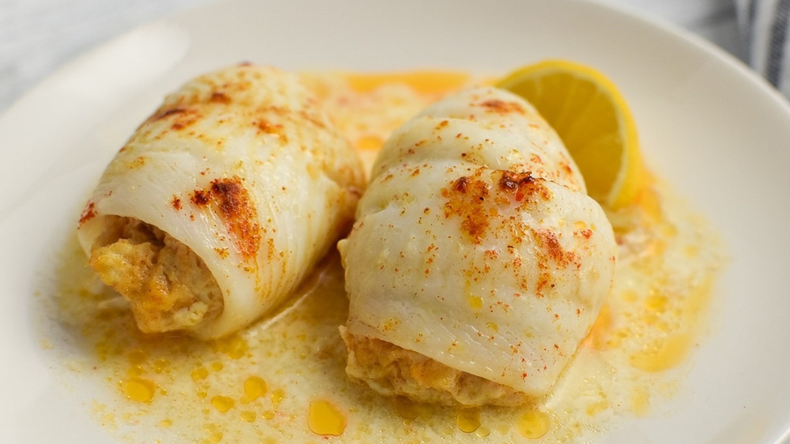 Crab Meat Stuffed Fish Fillets