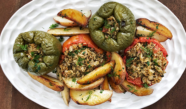 Best Stuffed Peppers and Tomatoes Recipe