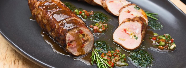 Jose Garces Stuffed Pork Tenderloin