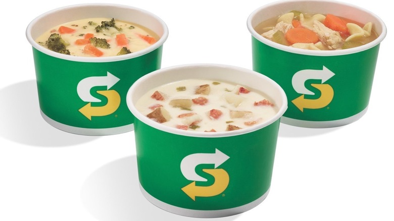 Subway soups