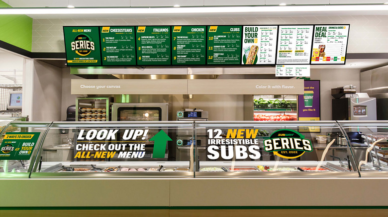 Subway new Series menu